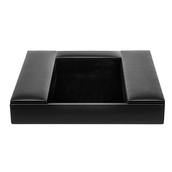 Dacasso Black Leatherette Enhanced Conference Room Organizer