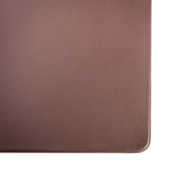 Dacasso Chocolate Brown Leather 22" X 14" Conference Pad