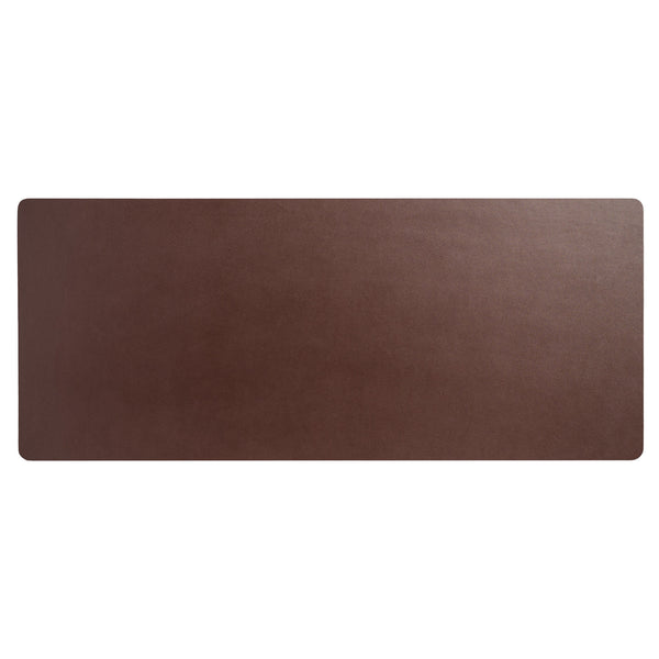 Dacasso Chocolate Brown Leather 30" X 12.5" Keyboard/Mouse Desk Mat