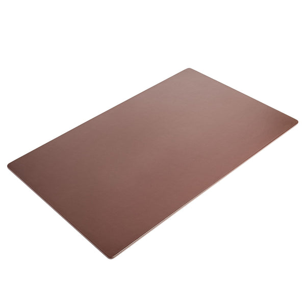 Dacasso Chocolate Brown Leather 30" X 19" Desk Mat Without Rails