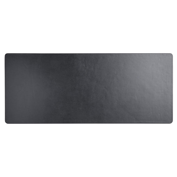 Dacasso Classic Black Leather 30" X 12.5" Conference Table Single Runner