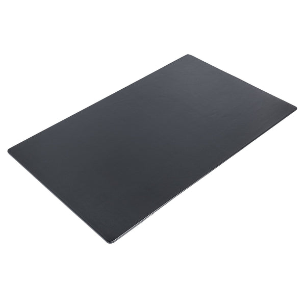 Dacasso Classic Black Leather 30" X 19" Desk Mat Without Rails