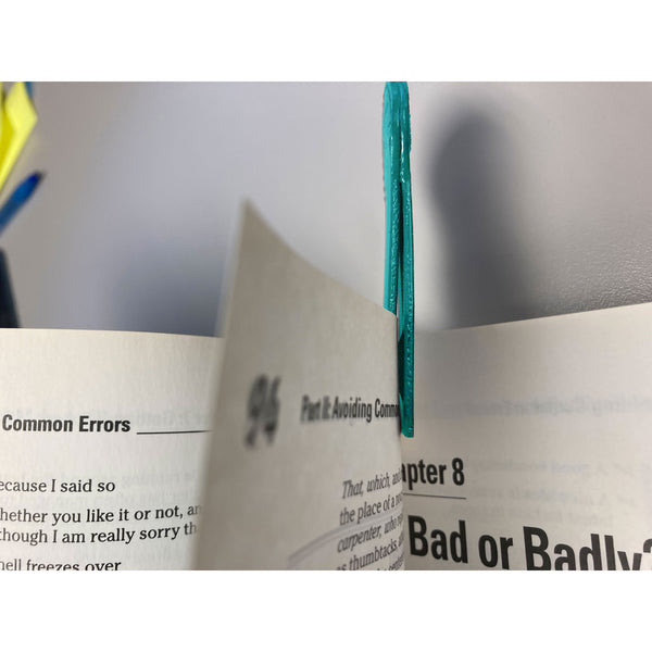 Dacasso Custom Top-Grain Leather Mini Magnetic Bookmark/Clip