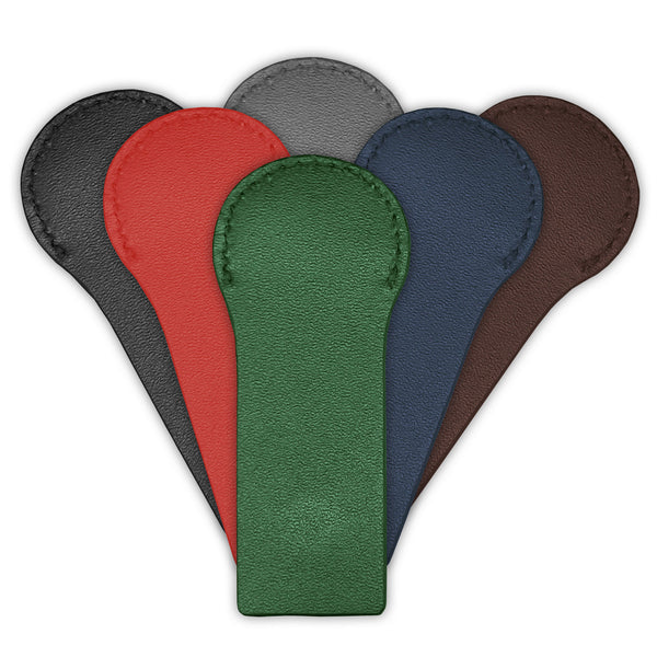 dacasso Custom Top-Grain Leather Mini Magnetic Bookmark/Clip