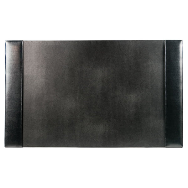 dacasso Black Bonded Leather 30" x 18" Desk Pad