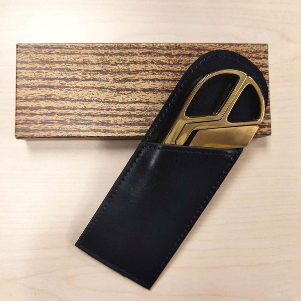 Dacasso Black Bonded Leather Mini Library Set