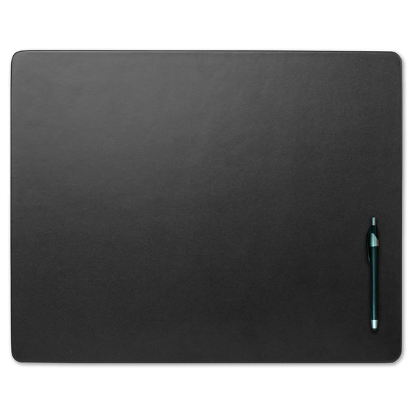 dacasso Black Leather 20 x 16 Conference Table Pad