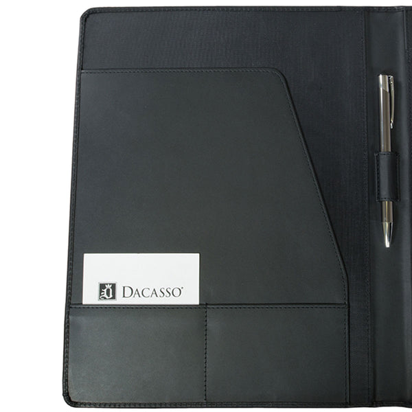 Dacasso Black Leather Standard Portfolio