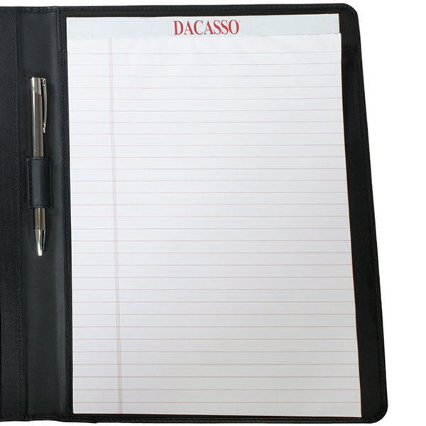 Dacasso Black Leather Standard Portfolio