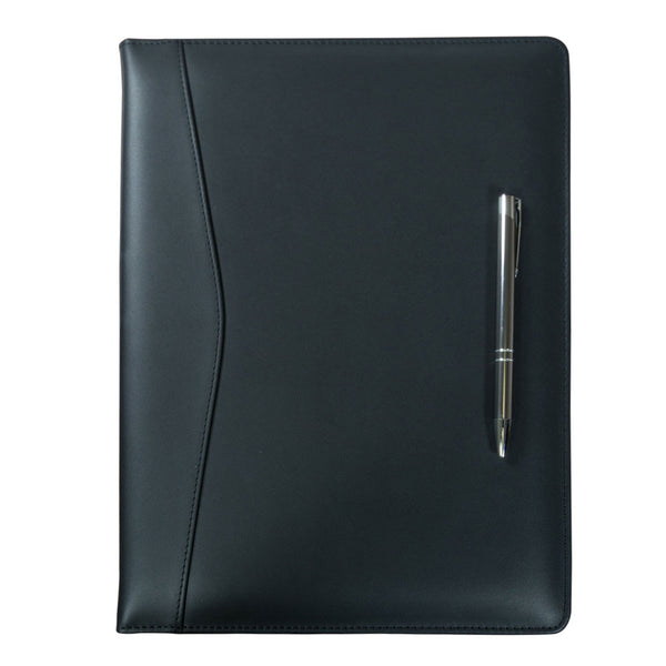 dacasso Black Leather Standard Portfolio