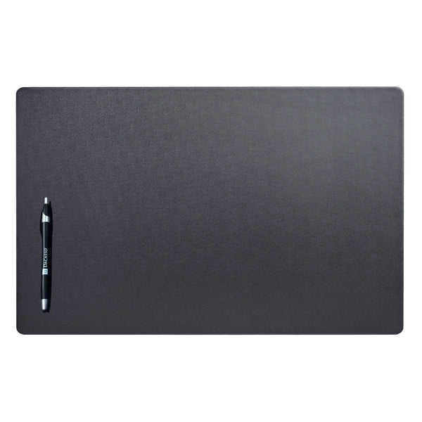 dacasso Black Leatherette 22" x 14" Conference Pad