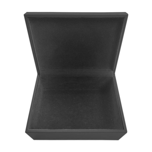 Dacasso Black Leatherette Lidded Box