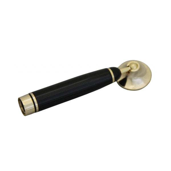 dacasso Black Pen Funnel with Gold Accents