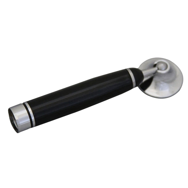 dacasso Black Pen Funnel with Silver Accents