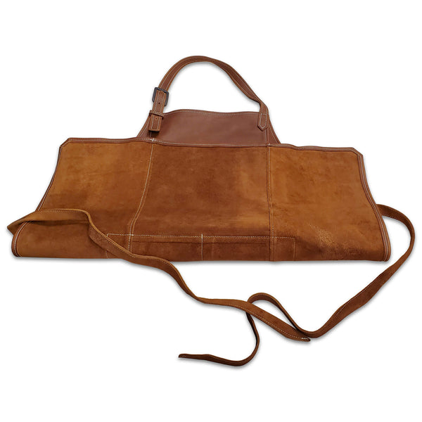 Dacasso Brown Leather Full Size Apron