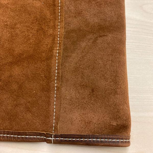 Dacasso Brown Leather Half Size Apron