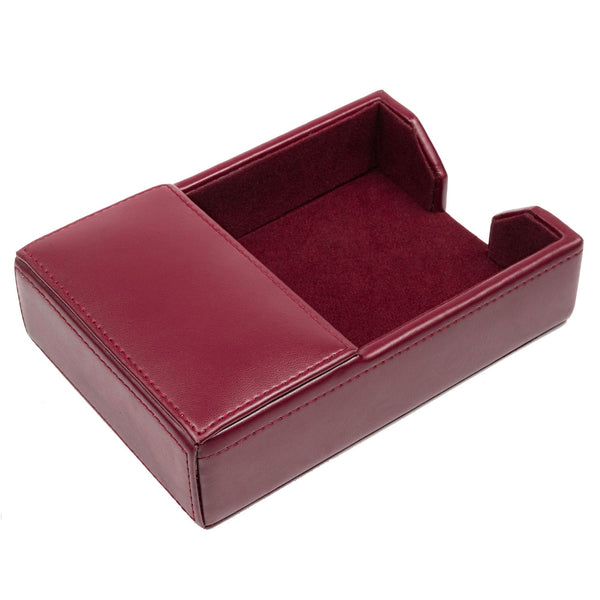 Dacasso Burgundy Bonded Leather 4" X 6" Memo Holder