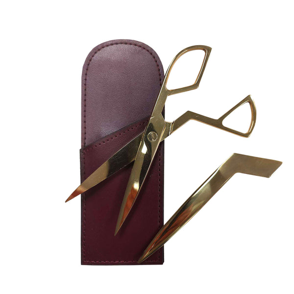 Dacasso Burgundy Bonded Leather Mini Library Set