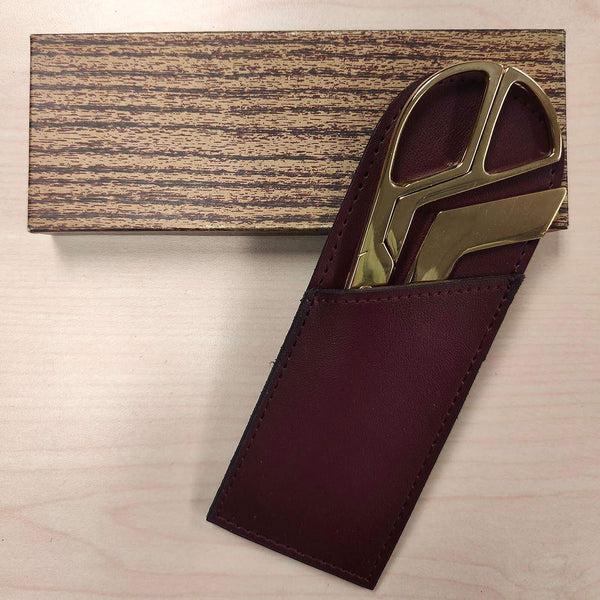 Dacasso Burgundy Bonded Leather Mini Library Set