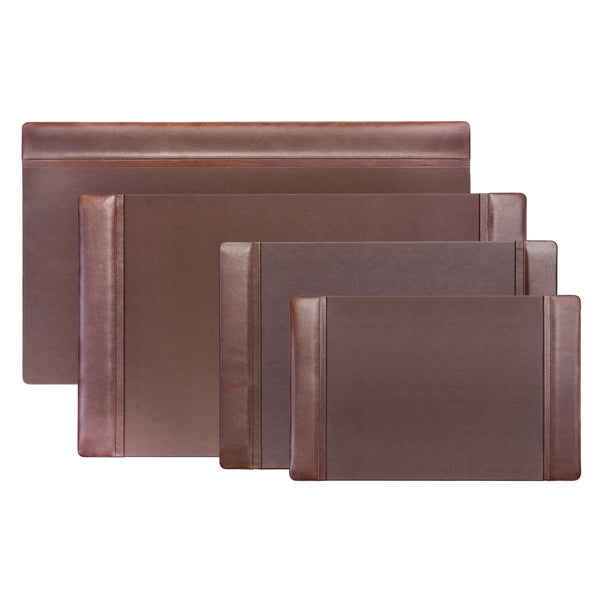 Dacasso Chocolate Brown Leather 22" X 14" Desk Pad