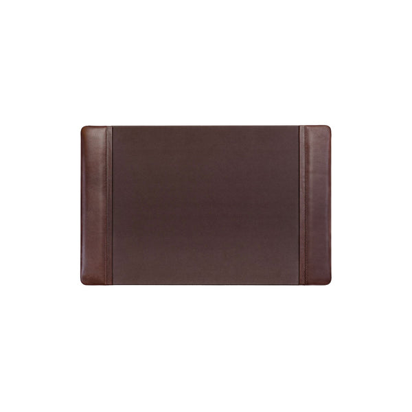 dacasso Chocolate Brown Leather 22" x 14" Desk Pad