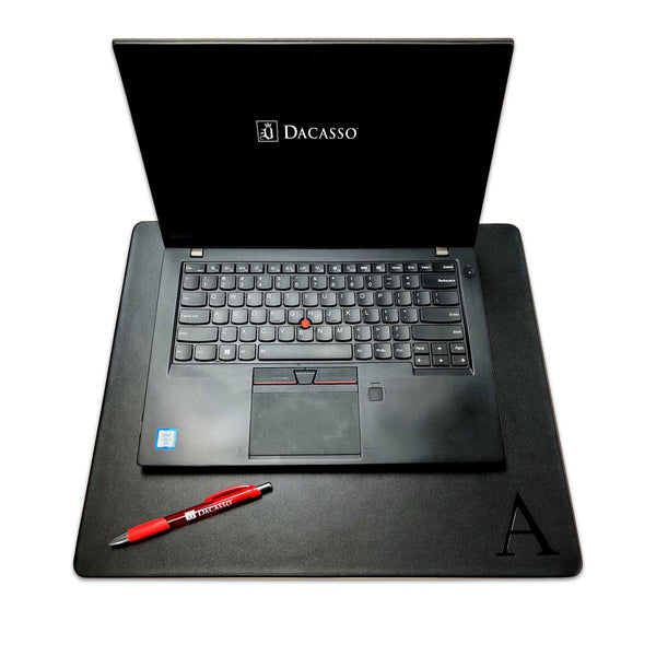 Dacasso Classic Black Leather 20" X 16" Lap Desk