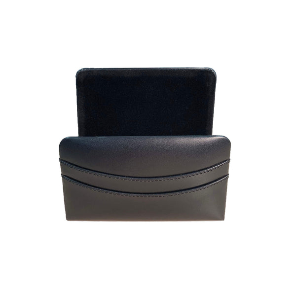 Dacasso Classic Black Leather Letter Holder