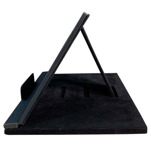 Dacasso Classic Black Leather Tablet Stand