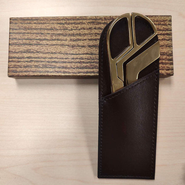 Dacasso Dark Brown Bonded Leather Mini Library Set