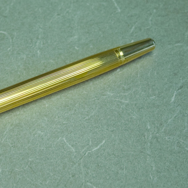 Dacasso Gold Ribbed Pen