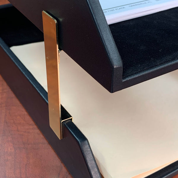 Dacasso Gold Stacking Tray Post Set