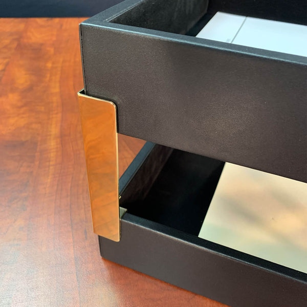 Dacasso Gold Stacking Tray Post Set