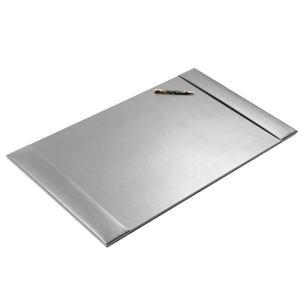 Dacasso Gray Bonded Leather Desk Pad 30 X 18