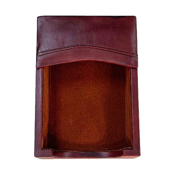 Dacasso Mocha Leather 4 X 6 Memo Holder