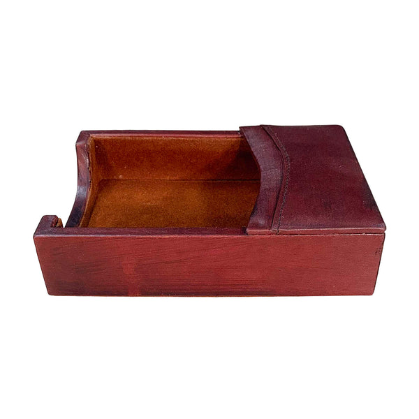 Dacasso Mocha Leather 4 X 6 Memo Holder