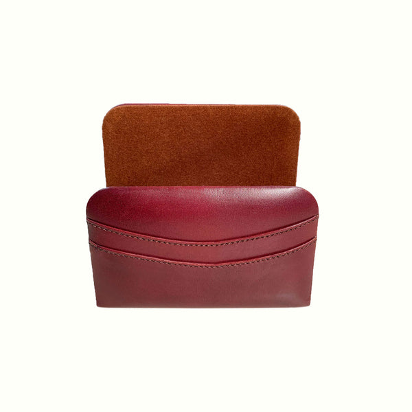 Dacasso Mocha Leather Letter Holder