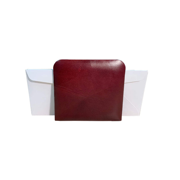 Dacasso Mocha Leather Letter Holder