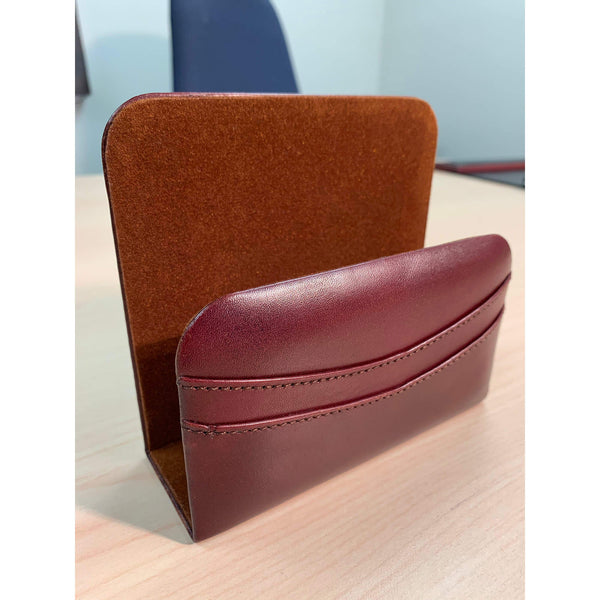 Dacasso Mocha Leather Letter Holder