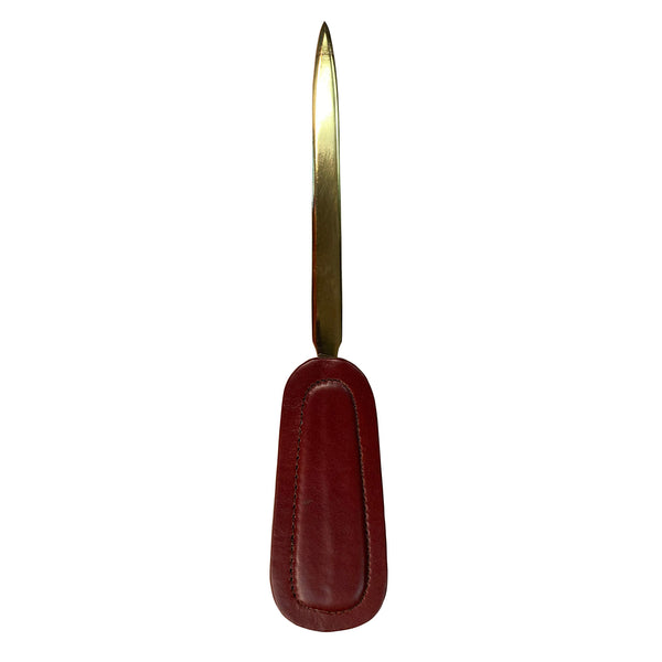 dacasso Mocha Leather Letter Opener