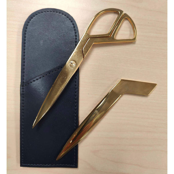 Dacasso Navy Blue Bonded Leather Mini Library Set