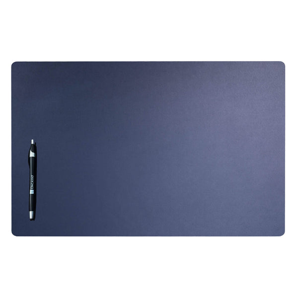 dacasso Navy Blue Leather 22 x 14 Conference Pad