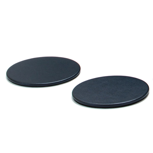 Dacasso Navy Blue Leatherette Round Coaster