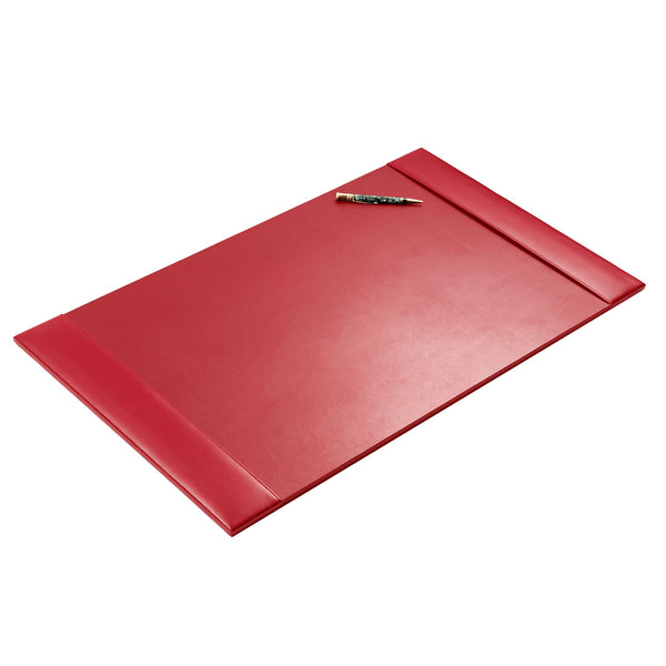 Dacasso Red Bonded Leather Desk Pad 30 X 18