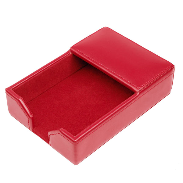 dacasso Red Bonded Leather Memo Holder