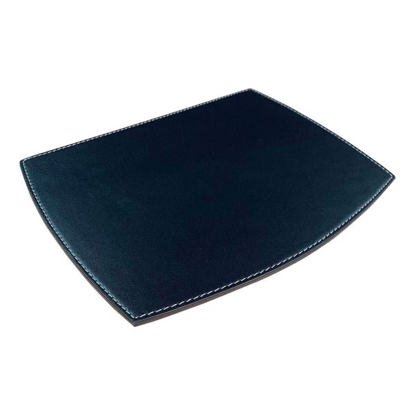 Dacasso Rustic Black Leather Mouse Pad