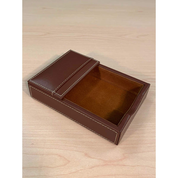 Dacasso Rustic Brown Leather 4" X 6" Memo Holder