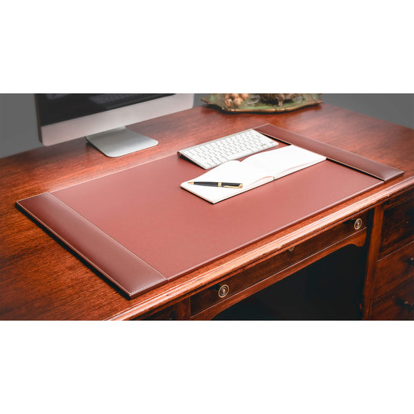 Dacasso Rustic Brown Leather 8-Piece Desk Set