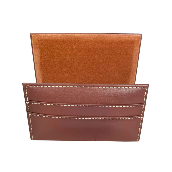 Dacasso Rustic Brown Leather Letter Holder