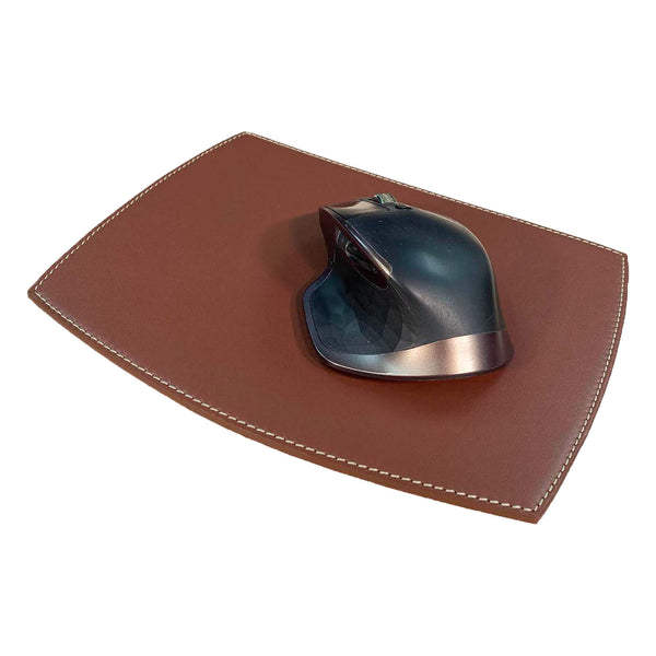 Dacasso Rustic Brown Leather Mouse Pad