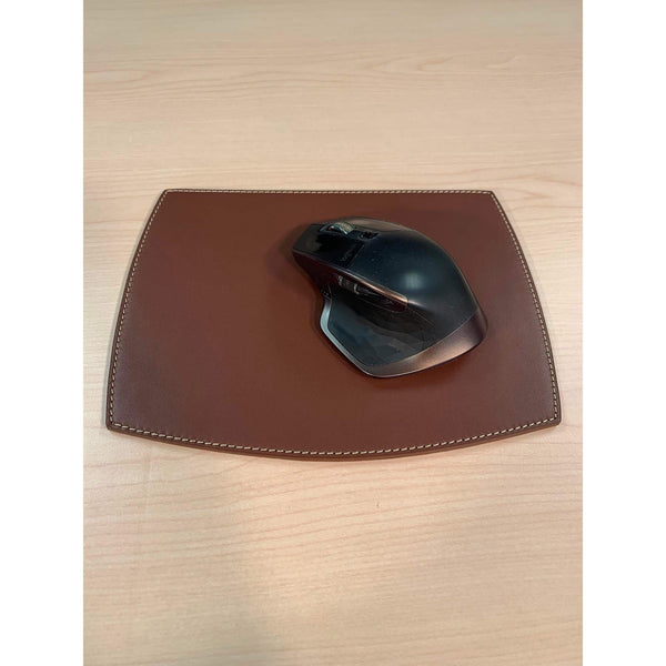 Dacasso Rustic Brown Leather Mouse Pad